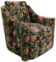 Craftmaster® Customizable CM Modern Scrolled Arm Swivel Chair-3