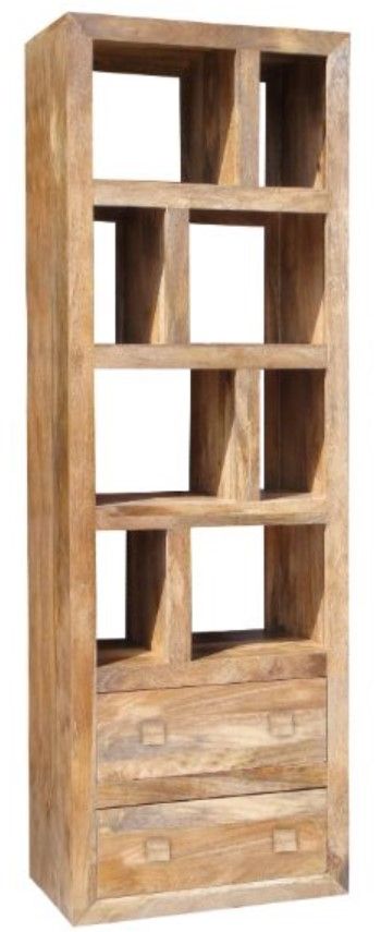 Jaipur Furniture Yoga Light Brown Tall Bookcase-0
