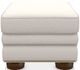 La-Z-Boy® Pembroke Hemp Ottoman with Brass Nailhead Trim-2