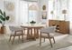 Parker House® Escape Glazed Natural Oak/Mirage Mist Barrel Back Dining Arm Chair-1