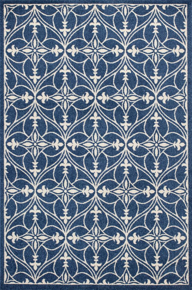 KAS Rugs Lucia Denim Bentley 5'x8' Rug-0
