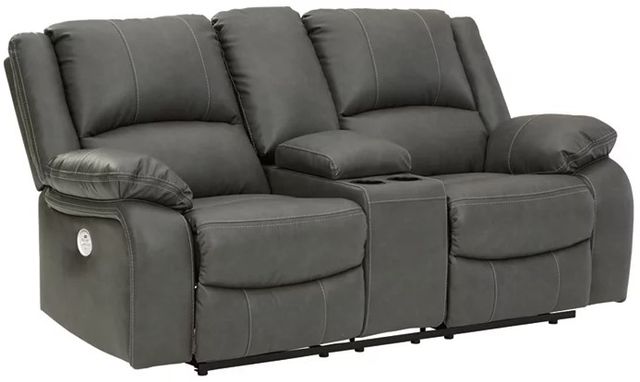 Signature Design by Ashley® Calderwell 3-Piece Gray Power Reclining Living Room Seating Set-2