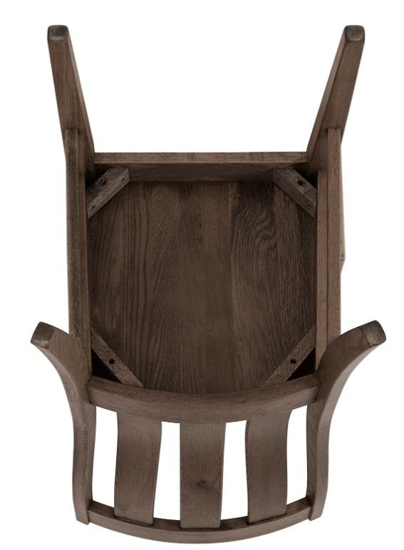 Artisan & Post by Vaughan-Bassett Dovetail Aged Gray Vertical Slat Dining Side Chair-3