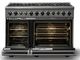 Viking® 7 Series 48" Damascus Gray Pro Style Dual Fuel Range-1