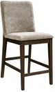 New Classic® Home Furnishings Kody 2-Piece Cream/Walnut Upholstered Counter Stool Set-0