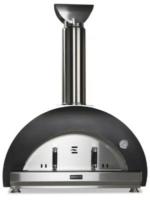 Coyote DUOMO 40" Matte Black Wood-Fired Pizza Oven