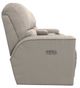 La-Z-Boy® Cade Oyster Leather Power Reclining Loveseat with Console, Headrest, and Lumbar-3