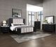 Crown Mark Kara Black Nightstand-1