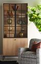 Century® Grand Tour Furniture Open Sky Natural Tall Display Cabinet-3