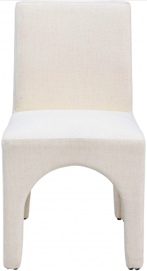 Meridian Furniture Gramercy Beige Linen Upholstered Dining Side Chair-2