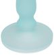 A & B Home 2-Piece Frosted Blue Pedestal Glass Candle Holder Set-4