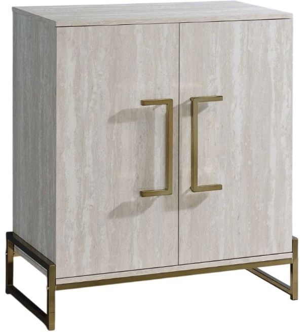 Steve Silver Co. Larkin Copper/Gray Wine Cabinet-0