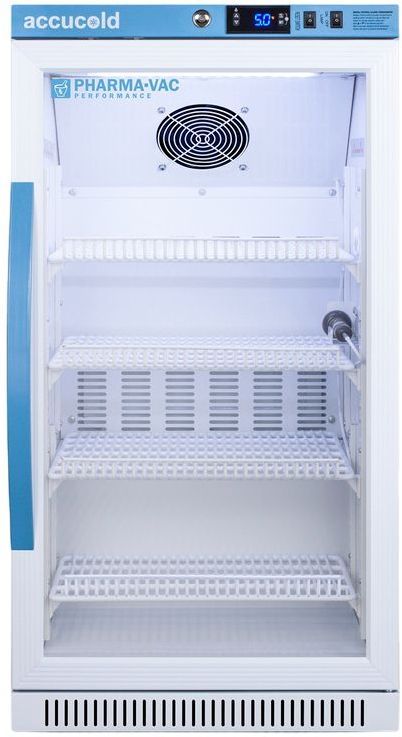 Accucold® 20" 2.83 Cu. Ft. White Freestanding Beverage Center-0