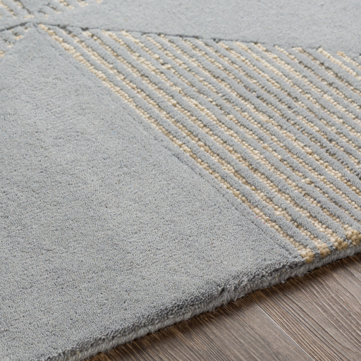 Surya Kennedy Ink Blue/Charcoal/Denim 5'x8' Area Rug-2