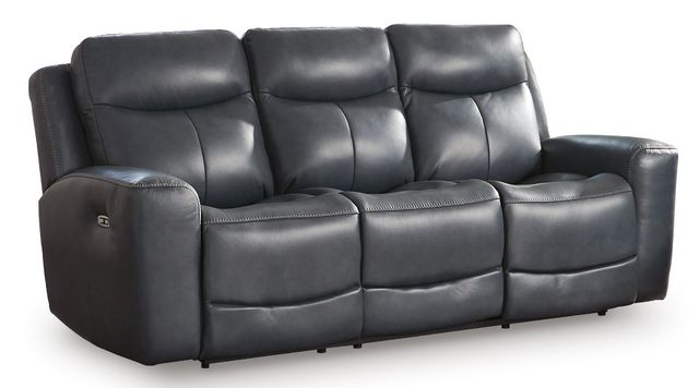 Signature Design by Ashley® Next Move Admiral Power Reclining Sofa with Adjustable Headrest-0