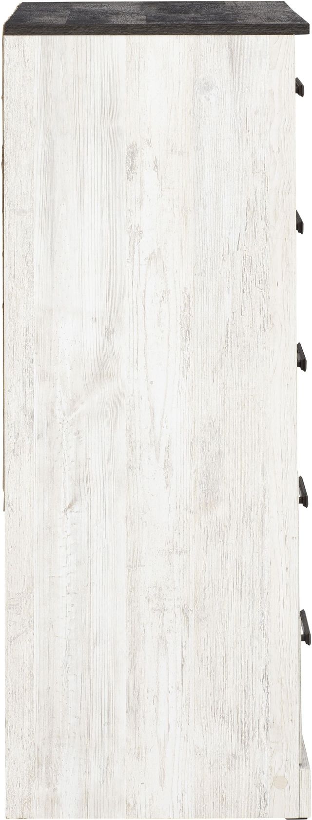 Signature Design by Ashley® Shawburn White/Dark Charcoal Gray Five Drawer Chest-3
