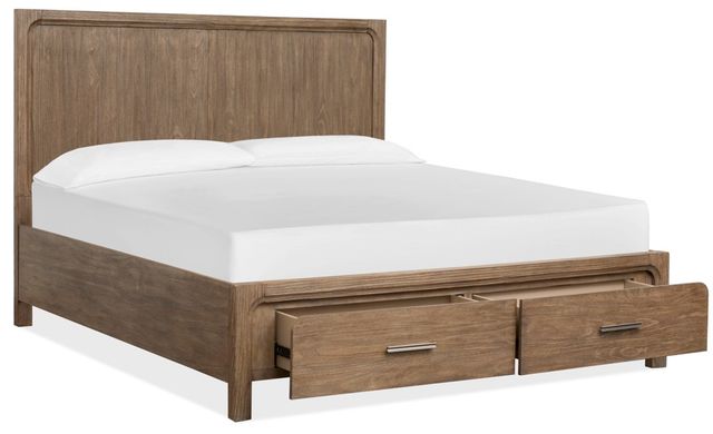 Magnussen Home® Westbourne Dark Umber King Panel Storage Bed-3