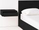 EQ3 Marcel Black Oak Single Drawer Floating Nightstand-3