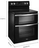 Whirlpool® 30" Black Double Oven Freestanding Electric Range-2