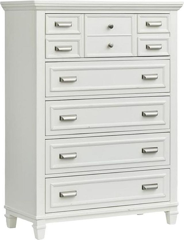 Magnussen Home® Charleston White Dove 5-Drawer Chest-0