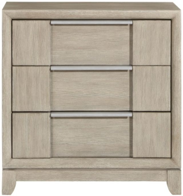 Homelegance® McKewen Light Gray Nightstand-1