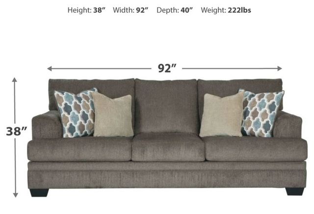 Signature Design by Ashley® Dorsten Slate Queen Sofa Sleeper-2