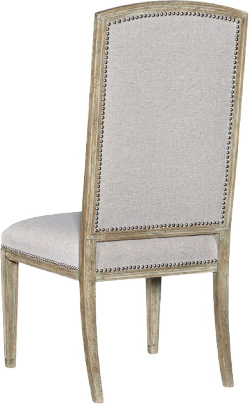 Hooker® Furniture Castella Antique Slate/Natural Tan Upholstered Dining Side Chair-2