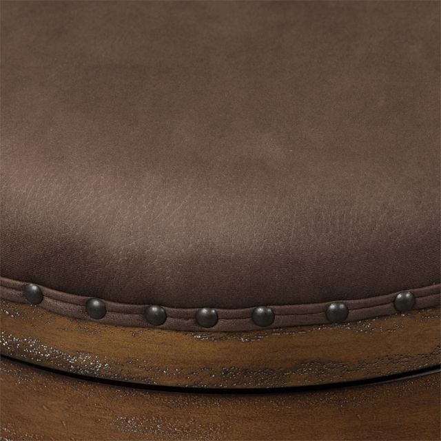 Liberty Furniture Aspen Skies Weathered Brown Swivel Bar Stool-2