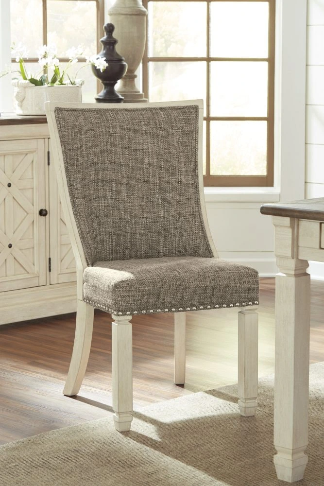 Signature Design by Ashley Bolanburg Two-Tone Upholstered Dining Side Chair - Thumbnail 5