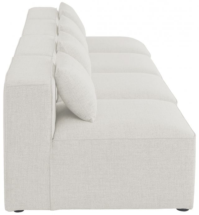 Meridian Furniture Cube 4-Piece Cream Armless Modular Sectional Sofa-2