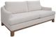 International Furniture Direct Olimpia White Sofa-0