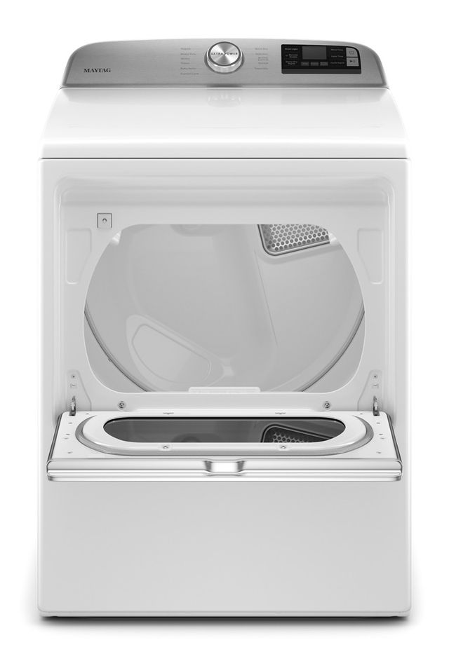 Maytag® 7.4 Cu. Ft. White Front Load Gas Dryer-2