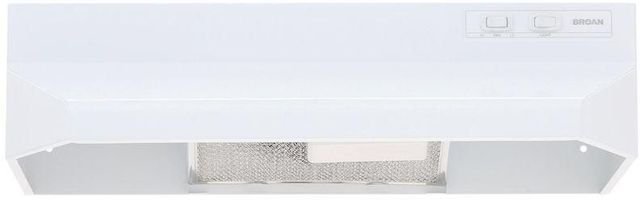 Broan® 40000 Series 24" White Under Cabinet Range Hood-0