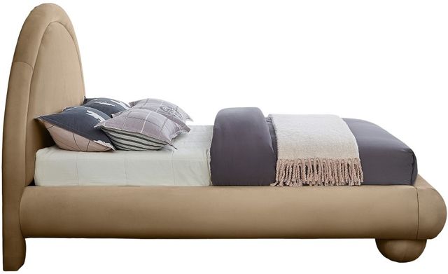 Meridian Furniture Madrid Beige Queen Upholstered Panel Bed-2