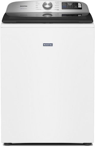 Maytag® 6 Cu. Ft. White Agitator Top Load Washer with Extra Power