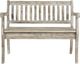Jofran Inc. Artisan's Craft Washed Gray Storage Bench-1
