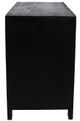 A & B Home Black/Taupe Bedside Cabinet-3