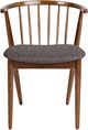 Jofran Inc. Copenhagen Denmark Brown Side Chair-2
