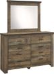 Signature Design by Ashley® Trinell 2-Piece Brown Full Panel Bed Set-2