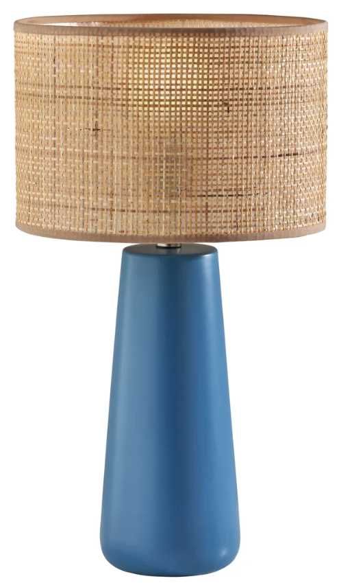 Adesso® Sheffield Turquoise Table Lamp-0