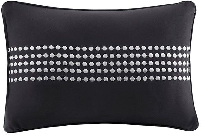 Olliix by Madison Park 6 Piece Black Merritt Reversible Daybed Set-4