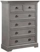 Winners Only® Tamarack Gray 6-Drawer Chest-0