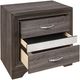 Homelegance® Luster Gray/Silver Glitter Nightstand-3
