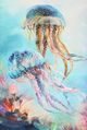 Stylecraft Undersea Jellyfish Wall Art-1