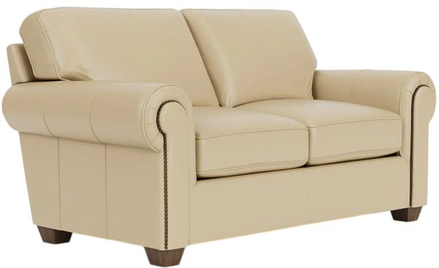 Flexsteel® Customizable Carson Leather Loveseat-1