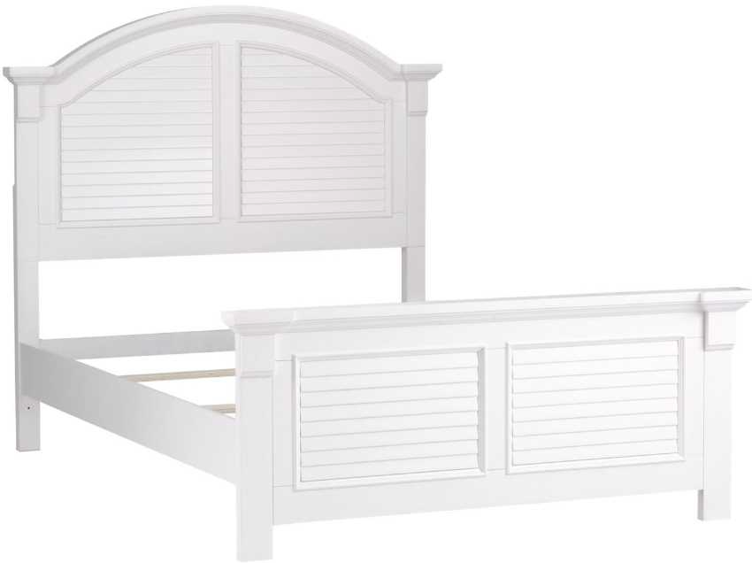 Liberty Furniture Summer House Oyster White Youth Full Panel Bed Liddiard Home Furnishings
