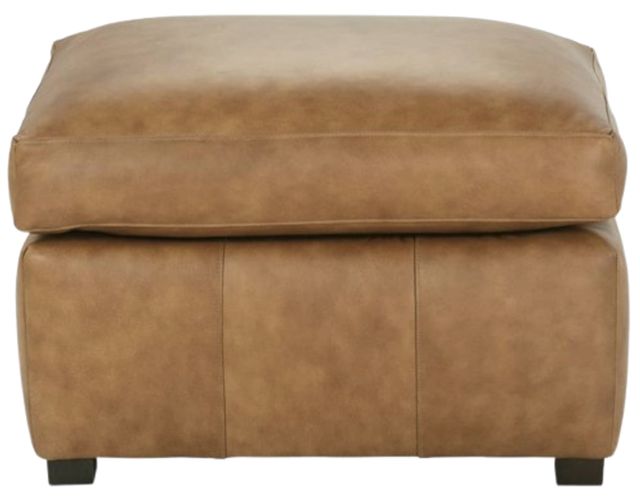 Rowe® Customizable Desmond Leather Ottoman-1