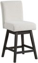 New Classic® Home Furnishings High Line White Swivel Counter Stool-0