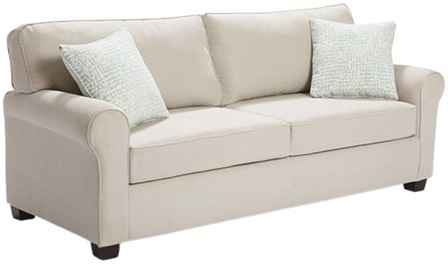Best® Home Furnishings Customizable Shannon Queen Stationary Sofa Sleeper with Dark Walnut Legs-0