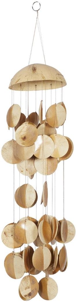 Deco Marche Gold 17" Jellyfish Windchime-0